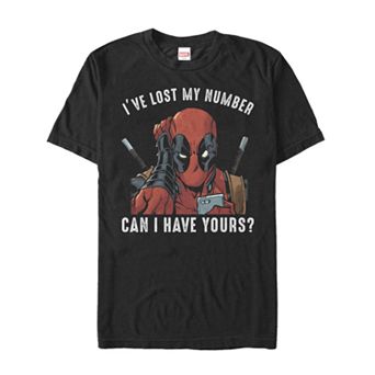 Men's Marvel Comics Deadpool Lost Number Tee
