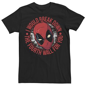 Men's Marvel Comics Deadpool Break Walls Tee