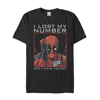 Men's Marvel Comics Deadpool "I Lost My Number" Tee