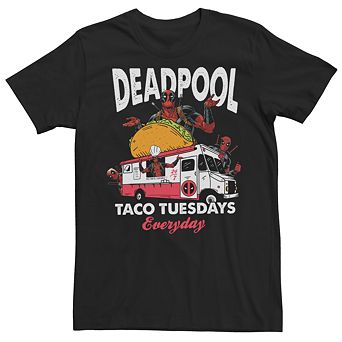 Men's Marvel Comics Deadpool Taco Tuesday Everyday Tee