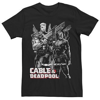 Men's Marvel Cable & Deadpool Graphic Tee