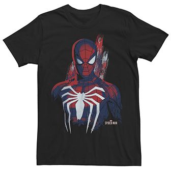Men's Marvel Spider-Man Spidey Paint Graphic Tee