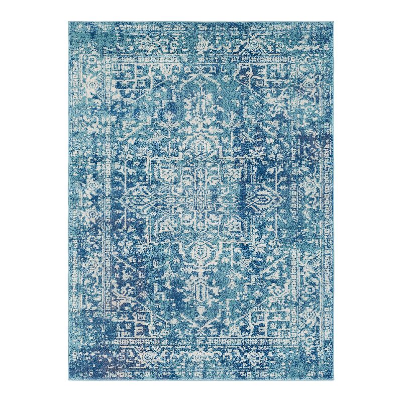 Decor 140 Astra Updated Traditional Rug, Blue, 2.5X7 Ft