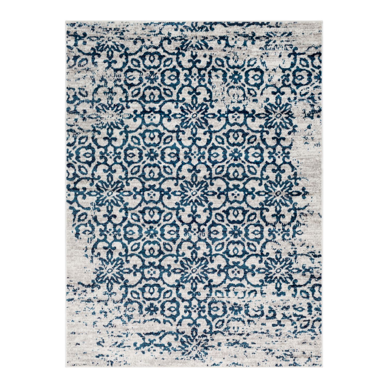 Decor 140 Marseille Distressed Trellis Rug   3658966