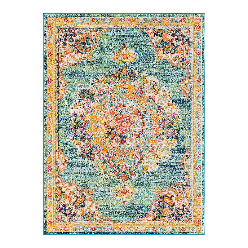 Decor 140 Vallauris Updated Traditional Rug, Blue, 8X10 Ft