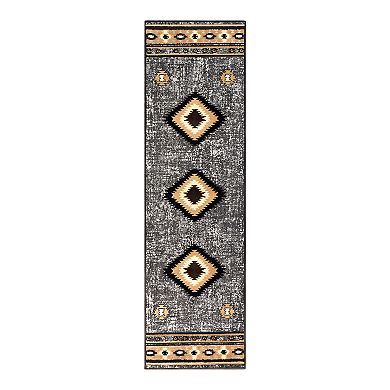 Decor 140 Charcoal Primordial Bohemian Rug