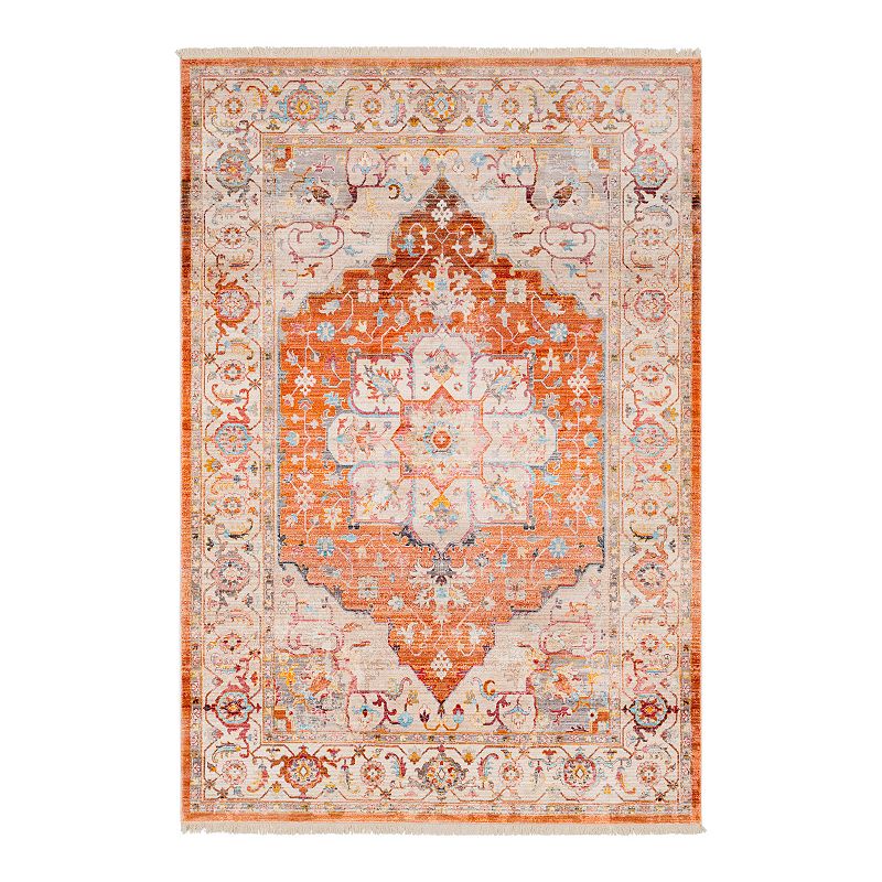 Decor 140 Berlin Updated Traditional Rug, Orange, 8X10 Ft