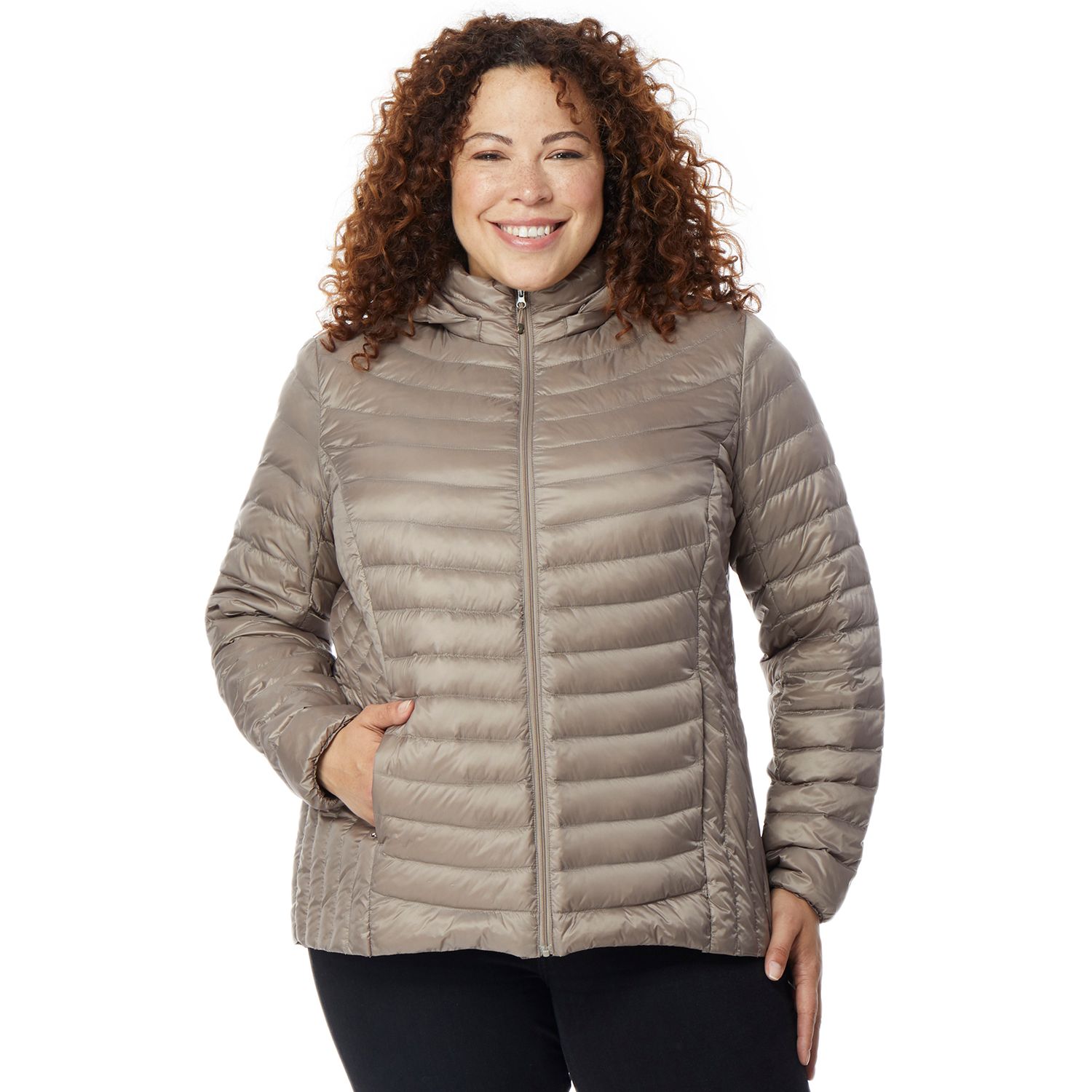 packable down jacket women's plus size