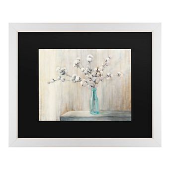 Trademark Fine Art Cotton Bouquet Framed Art