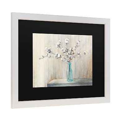 Trademark Fine Art Cotton Bouquet Framed Art