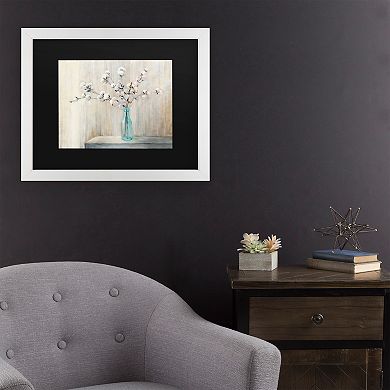 Trademark Fine Art Cotton Bouquet Framed Art