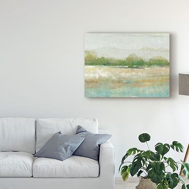Trademark Fine Art Spring Tree Line I Canvas Wall Art