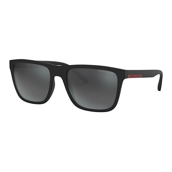 Armani Exchange Men's AX2044S Rectangle Sunglasses