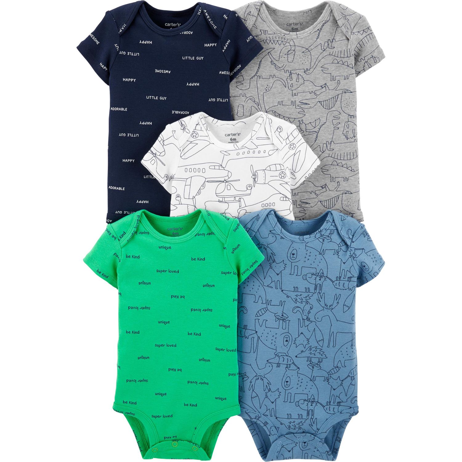 carters baby boy bodysuits
