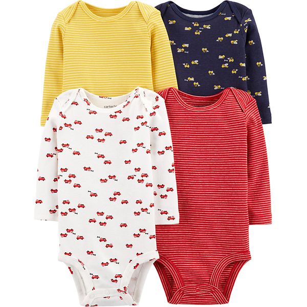 Baby Boy Carter's 4Pack LongSleeve Original Bodysuits