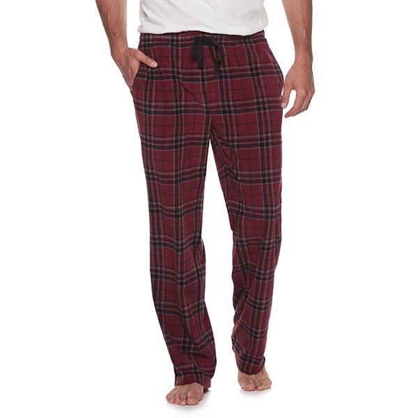 Big Tall Croft Barrow Patterned Microfleece Sleep Pants