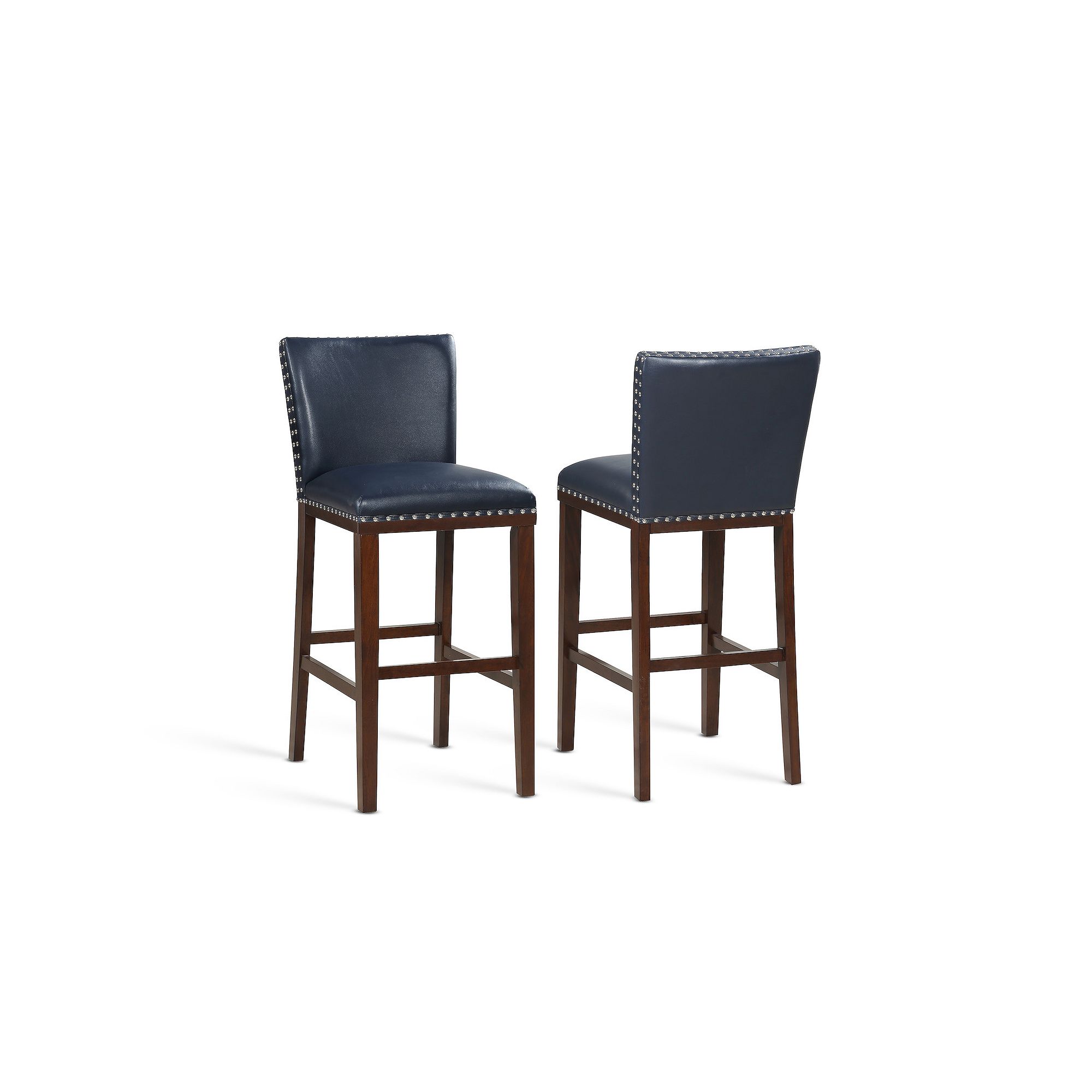 Steve Silver Co. Tiffany Bar Stool 2-Piece Set, Blue