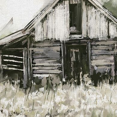 Fine Art Canvas Art Dandelion Barn by Studio Arts