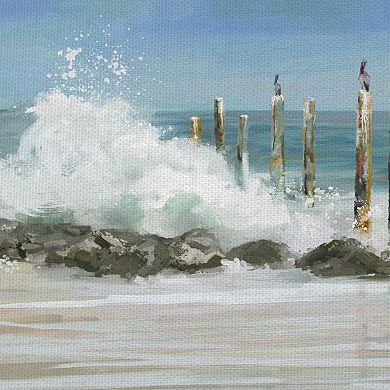 Fine Art Canvas Perched by the Sea by Studio Arts Wall Art