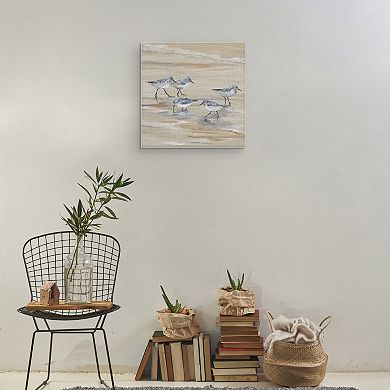 Masterpiece Sandpiper Beach II Amber by Studio Arts Wall Art