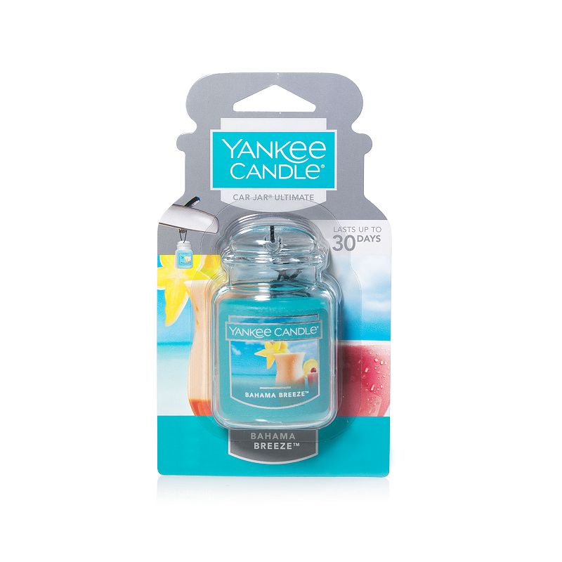 UPC 609032859404 product image for Yankee Candle Ultimate Car Jar Bahama Breeze Air Freshener, Light Blue | upcitemdb.com