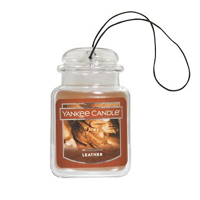 Yankee Candle Ultimate Car Jar Leather Air Freshener
