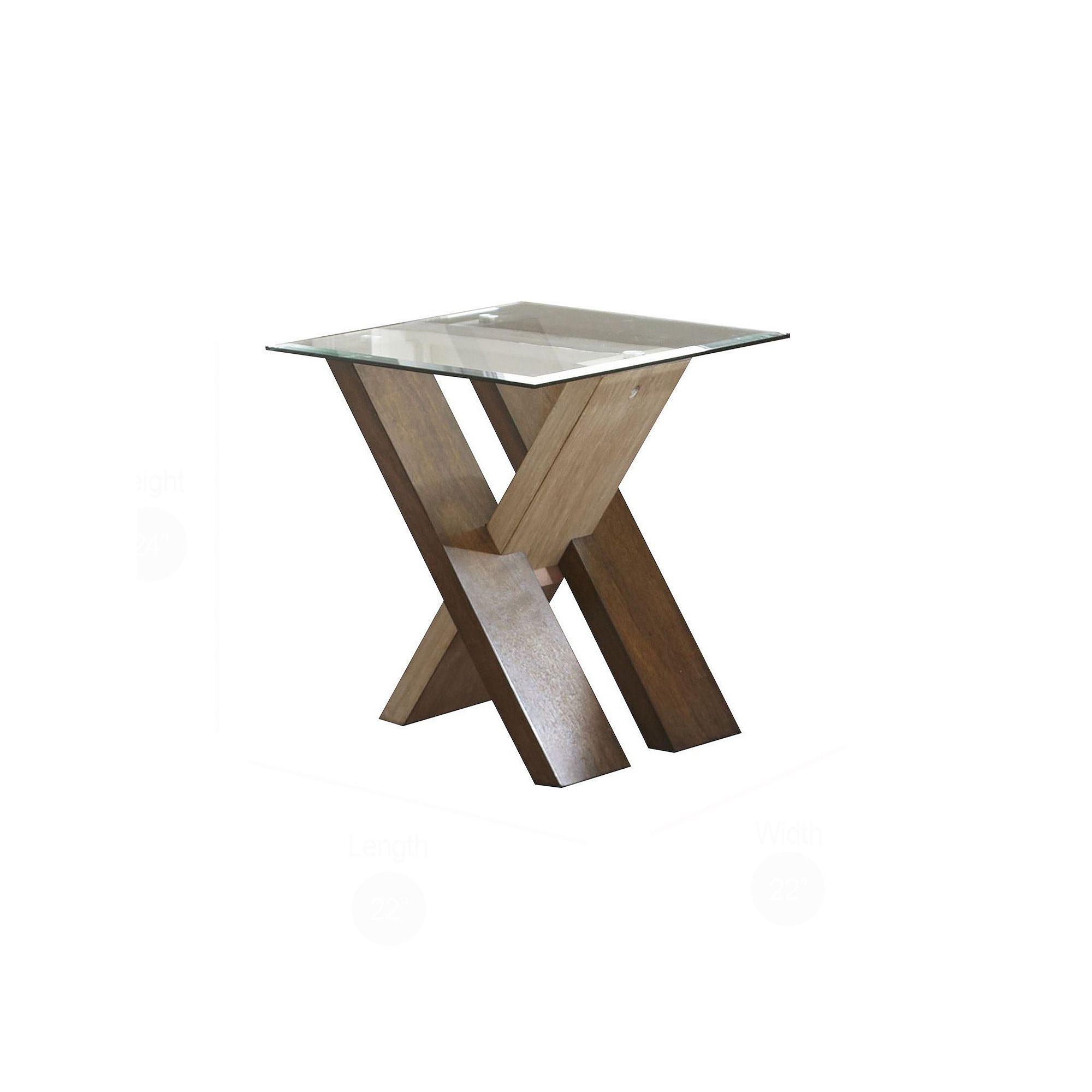 Steve Silver Co. Tasha End Table, Brown
