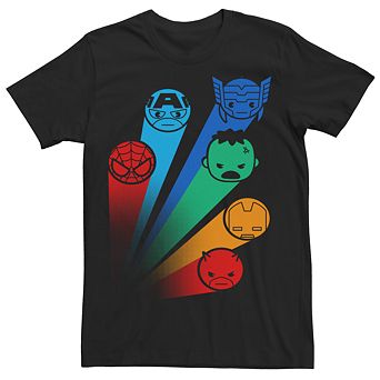 Men's Marvel Kawaii Art Collection Spotlights Graphic Tee