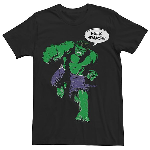 Men's Marvel Retro The Incredible Hulk Vintage Smash Graphic Tee