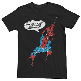 Men's Marvel Retro Spider-Man Vintage Graphic Tee