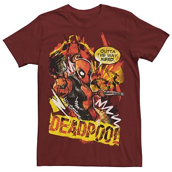 Men's Marvel Deadpool Scribbles Graphic Tee