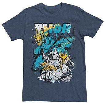 Men's Marvel Avengers Thor Scribble Graphic Tee