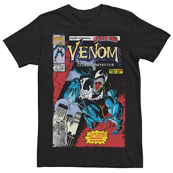 Men's Marvel Venom Venomies Comic Cover Graphic Tee