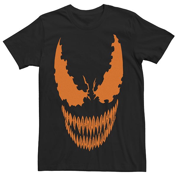 Men's Marvel Venom Pumpkin Face Graphic Tee