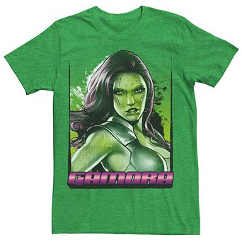 Men's Marvel Guardians of the Galaxy Gamora Shading Graphic Tee