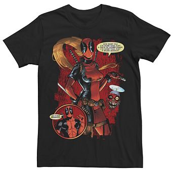 Men's Marvel Deadpool Cover Candy Graphic Tee
