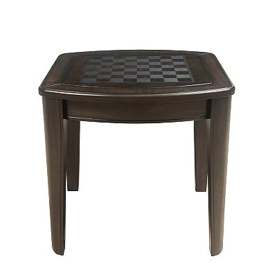 Steve Silver Co. Diletta Game End Table with Chessboard