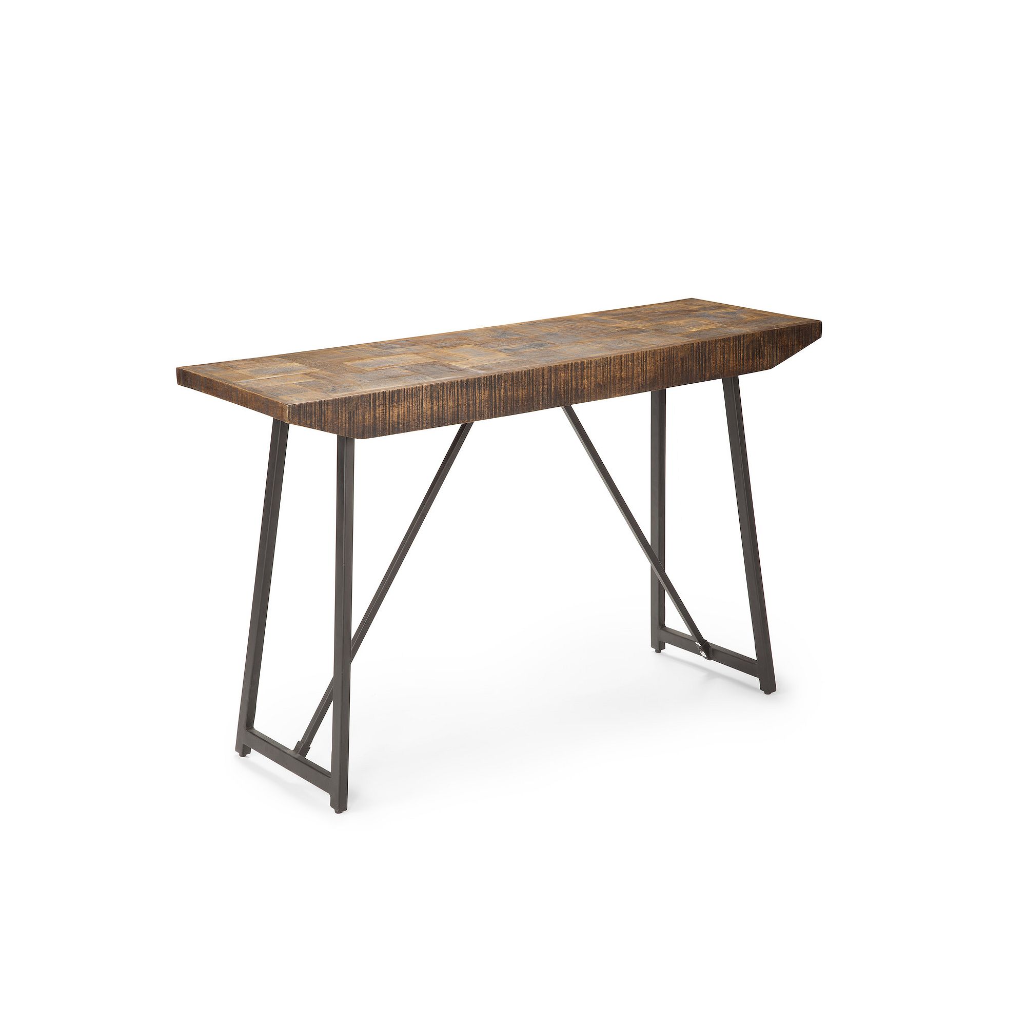 Steve Silver Co. Walden Parquet Sofa Table, Brown