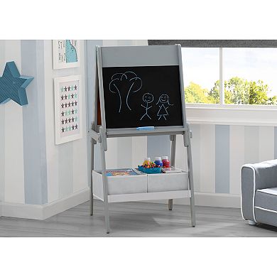 Delta Children Chelsea Double-Sided Storage Easel with Paper Roll & Magnets