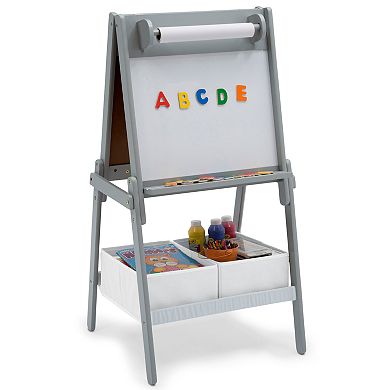 Delta Children Chelsea Double-Sided Storage Easel with Paper Roll & Magnets
