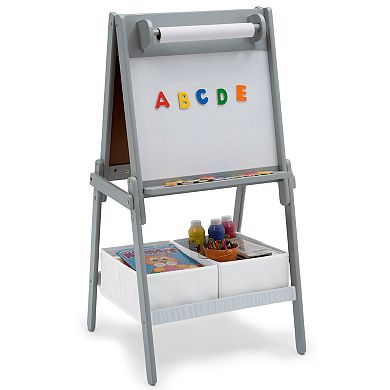 Delta Children Chelsea Double-Sided Storage Easel with Paper Roll & Magnets