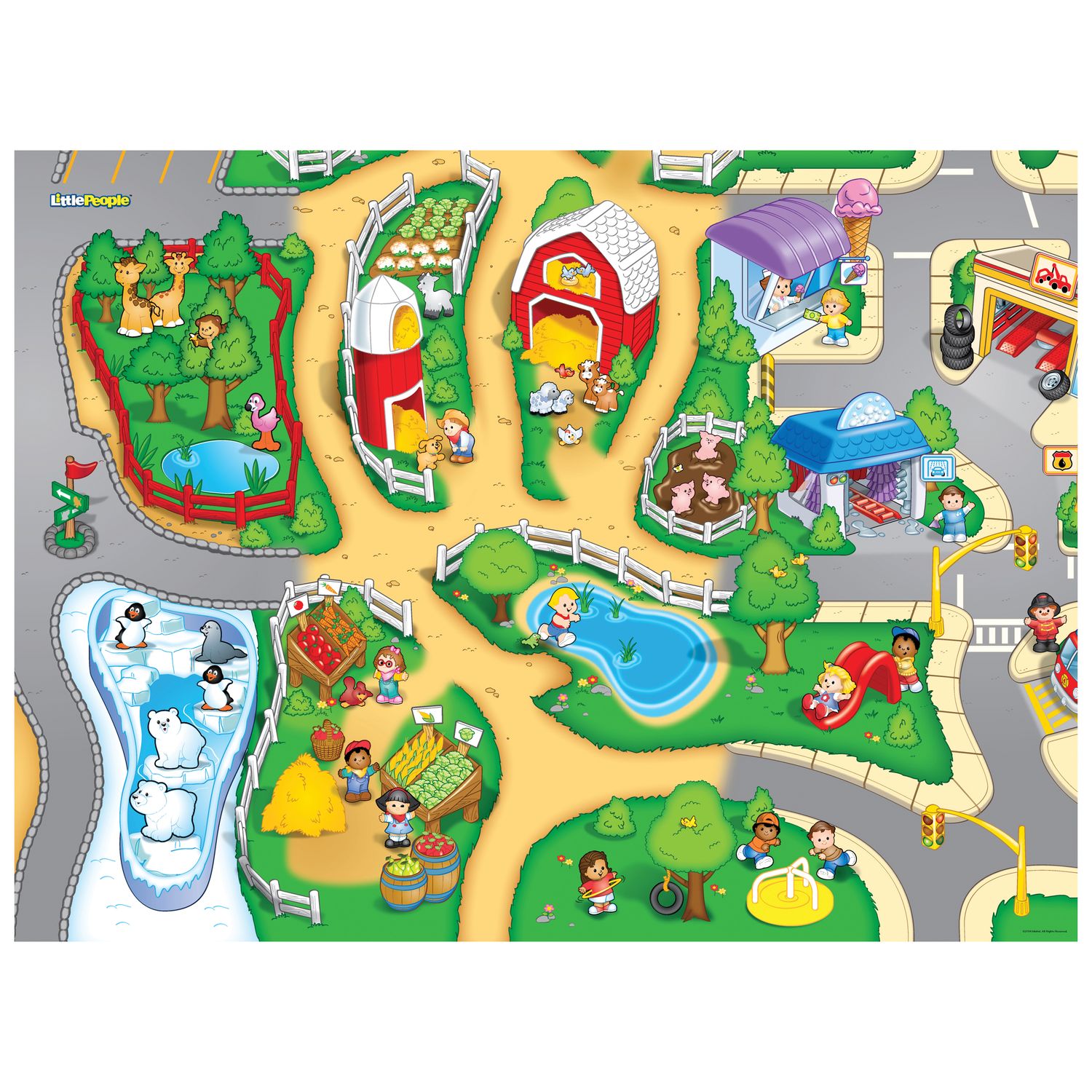 little people mega mat
