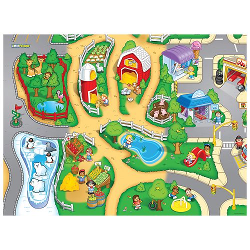 Tcg Toys Fisher Price Little People Original Mega Mat Play Mat