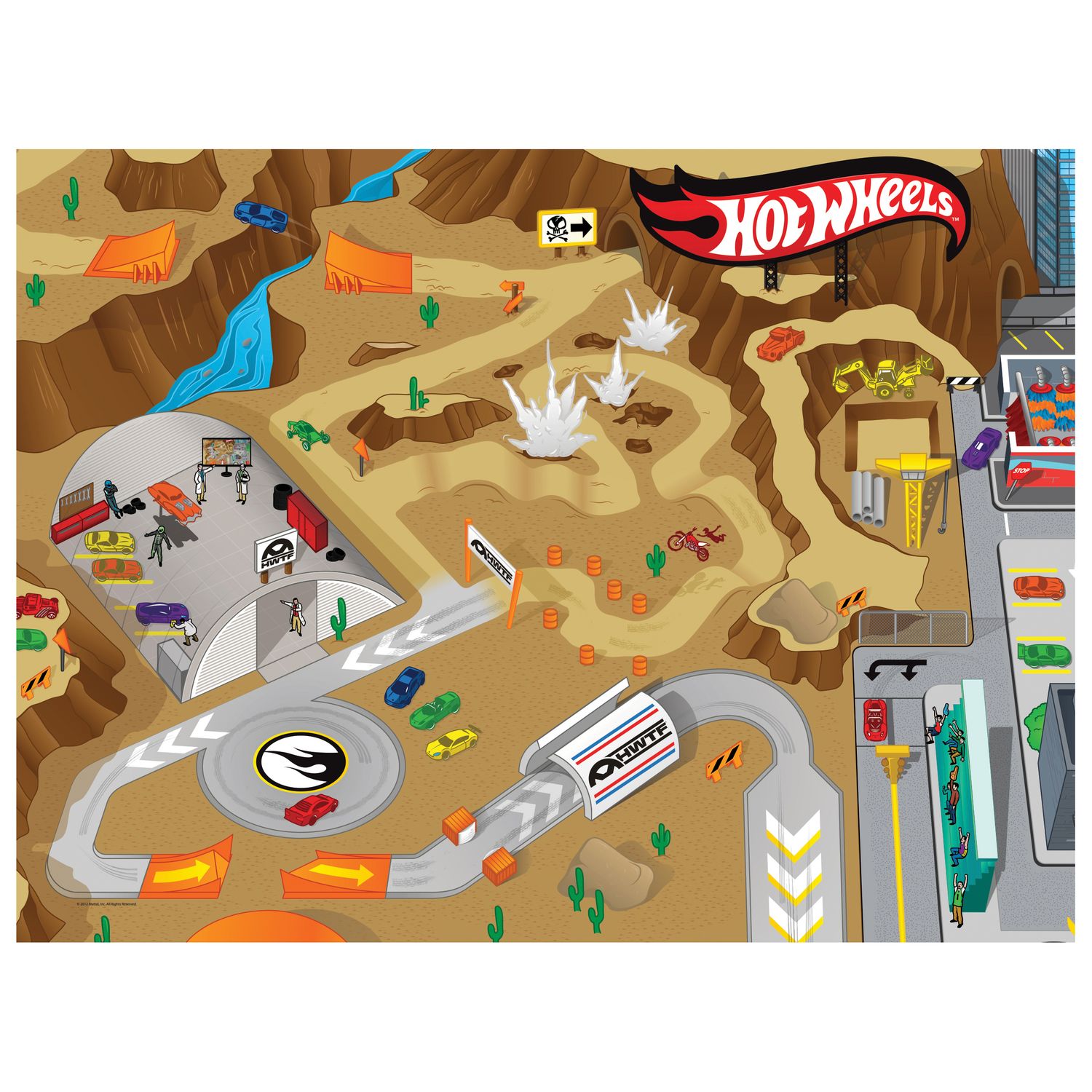 hot wheels mega mat