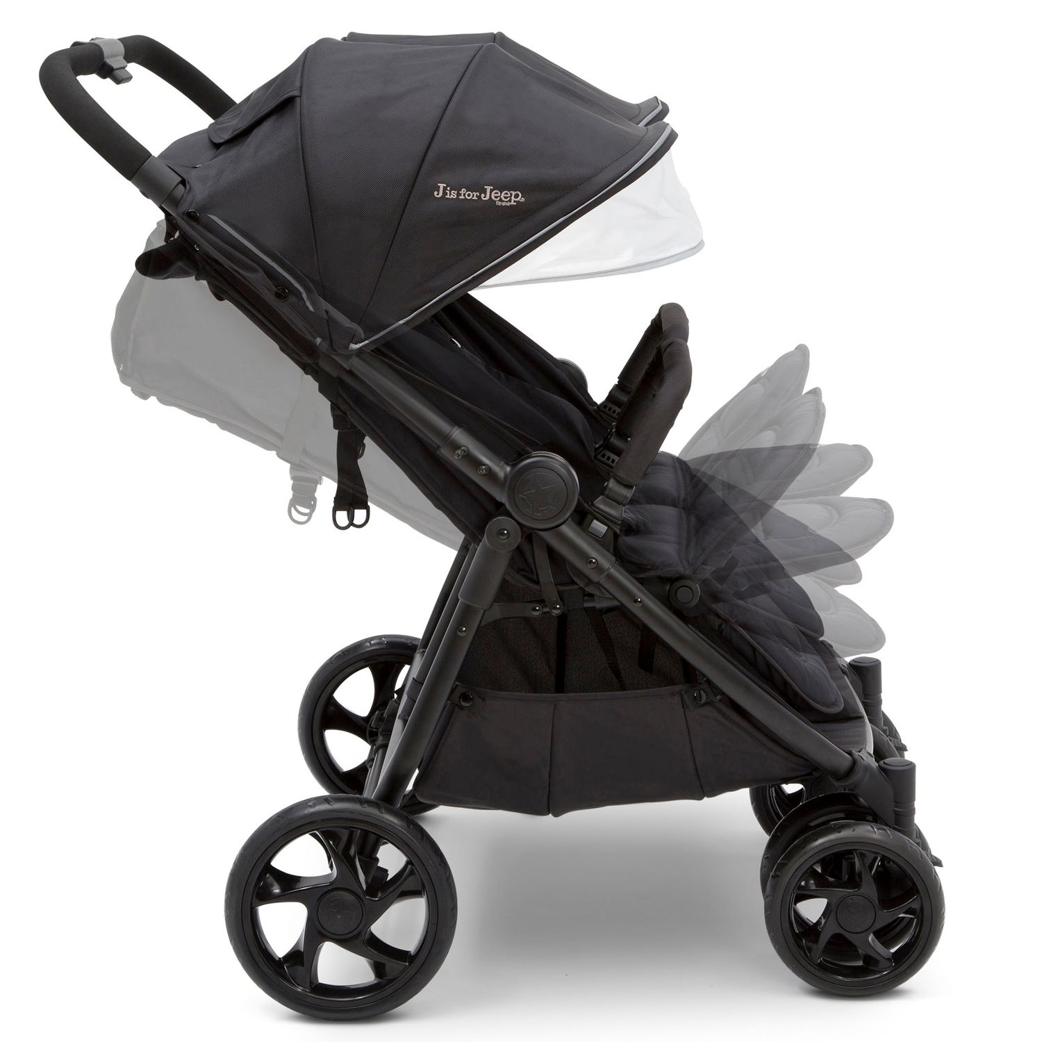city select double stroller Baby Jogger City Select 2 Double Stroller Bundle - Eco Collection