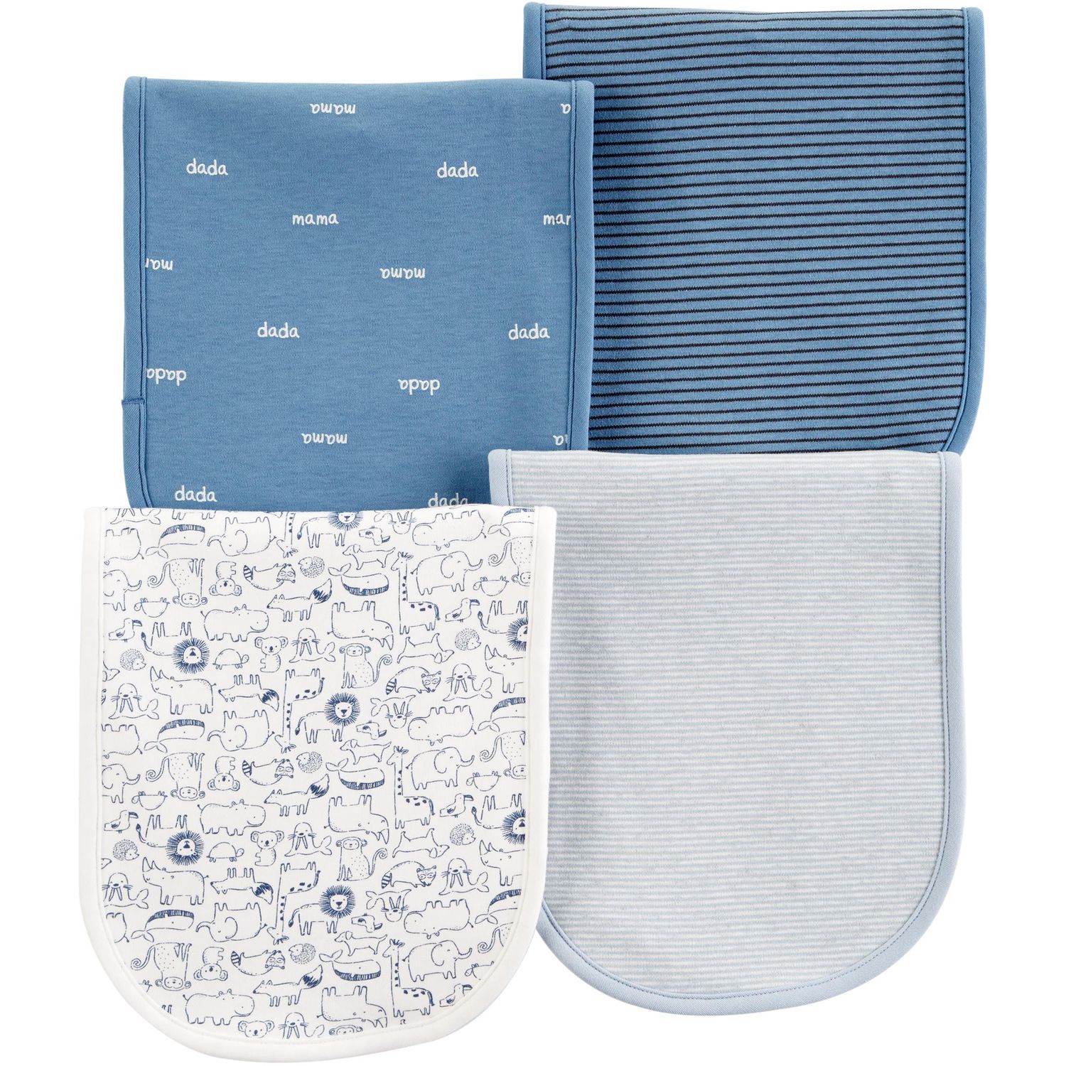 baby boy burp cloths