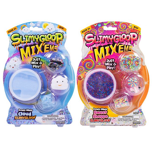 SLIMYGLOOP Mix'EMS Twists Unicorn Milkshake, Metallic Slime