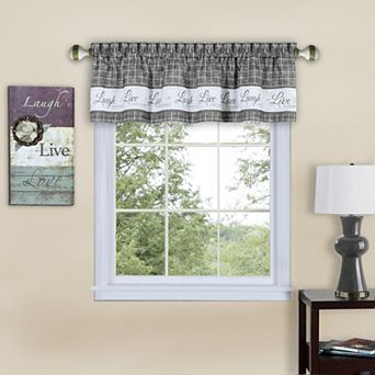 Live, Love, Laugh Window Valance