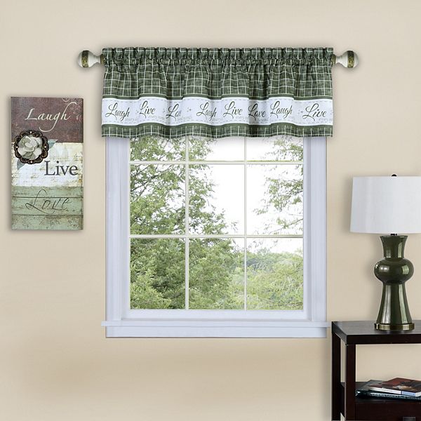 Live, Love, Laugh Window Valance