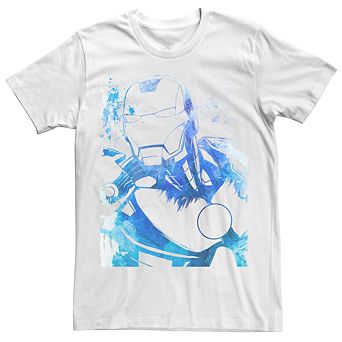 Men's Iron Man Watercolor Tee